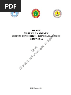 Draf Naskah Akademik Sistem Pendidikan Keperawatan Pdf