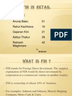 Fdi in Retail: Presented by