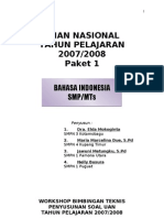 Latihan Soal UN Bahasa Indonesia 1
