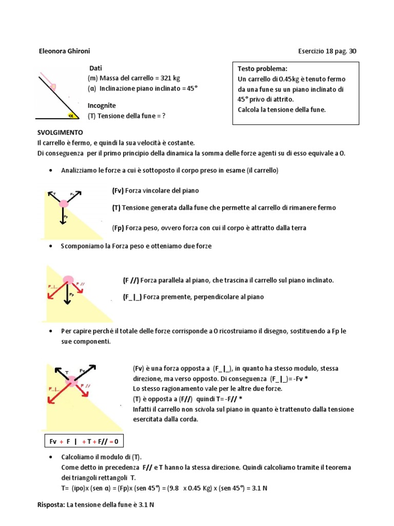 Applicazione Dei Principi Della Dinamica Pdf