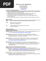 Download Jessica L Shumake Academic CV by Jessica L Shumake SN123614337 doc pdf
