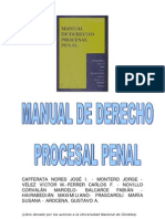 Cafferata Nores, J.- Balcarce, F.- Otros- Manual de Derecho Procesal Penal