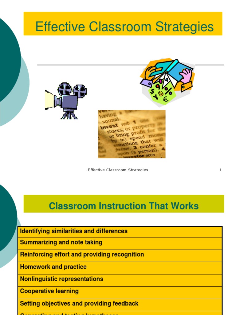 Effective Classroom | PDF