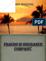 Fraud in Insurance