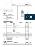 SavantIC Semiconductor Product Specification for Silicon PNP Power Transistors BD250/A/B/C