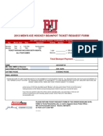 2013 Men'S Ice Hockey Beanpot Ticket Request Form