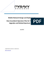 Mobile NW Design & Deployment Spectrum Management