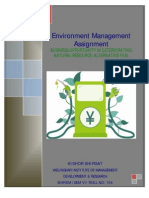 Environment Management Assignment: Roll No.104