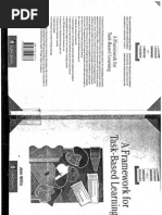 A Framework For Task-Based Learning (Willis, 1996) | PDF