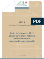 Rapport CES Maroc 2012