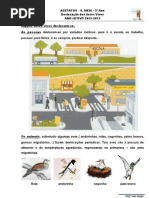 deslocação dos s vivos