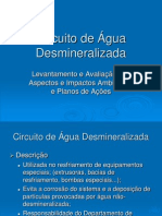 Circuito de Água Desmineralizada