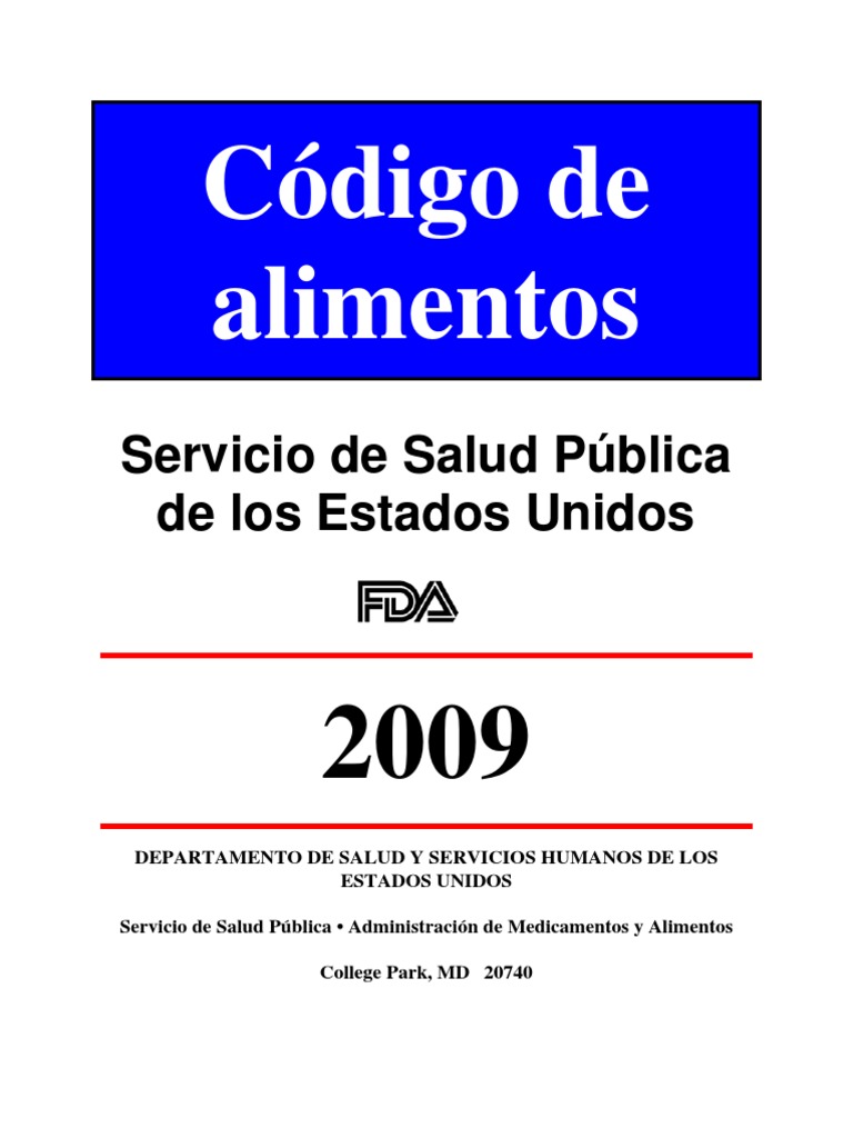 fda food code en español Análisis de Riesgo y Puntos Críticos de