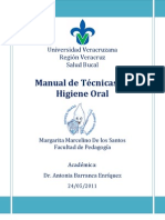 Manual de Tecnicas de Hiegiene Oral