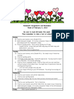 Weekly Homework Assignments: Feb 27, 2012 | PDF | Language Arts ...