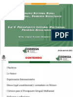 03-Mtro. Carlos Ricardo Menéndez Gámiz-Eje V. Presupuesto Integral MultianualPrimeros Resultados