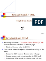 Java Script and HTML
