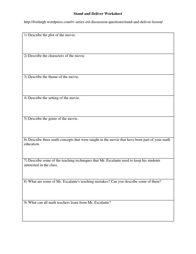 stand-and-deliver-worksheet-pdf-learning-teaching-and-learning