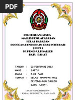 Contoh Buku Program Hari Anugerah Cemerlang