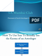 Sun and Astrologers Karma