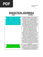 Download Catcher in the Rye Dialectical Journals by angelgirlmelissa SN123713494 doc pdf