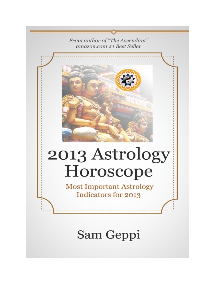 2013 Vedic Astrology Horoscope | PDF | Planets In Astrology | Eclipse