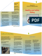 Leaflet Healthy and Safety Riding