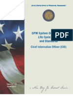 OPM System Development Life Cycle Policy and Standards Overview