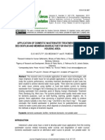 Application of Domestic Wastewater Treatment Using Fixed Bed Biofilm and Membran Bioreactor For Water Reuse in Urban Housing Area