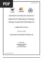 Download DBMS LAB MANUALpdf by Karthikeyan Ramajayam SN123727099 doc pdf