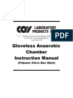 Polymer Gloveless Anaerobic Chamber Instruction Manual