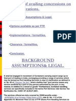 Background Assumptions & Legal