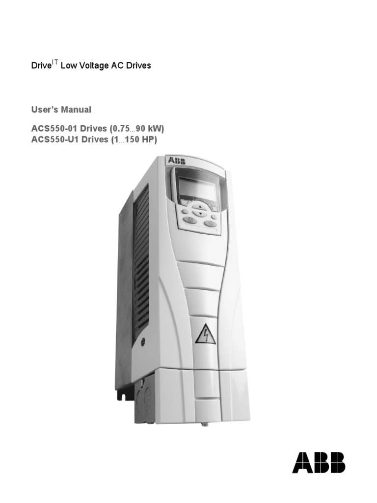 Abb Acs550 Vfd Manual | Cable | Electrical Wiring