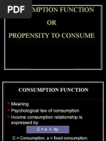 Consumption Function 