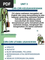 Pengajian Keusahawanan Tingkatan 4 Unit 3