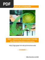 Manual Do Utilizador Sigo