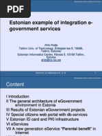 PKI. Estonian Example of Integration E-Government Services