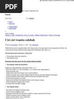 Download Ciri-ciri Wanita Solehah by Mohd Ridzuan Mohd Taib SN123761533 doc pdf