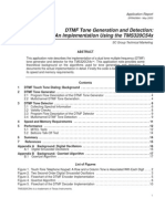 16-051 SPRA096A - 200005 DTMF Tone Generation and Detection Using the TMS320C54x