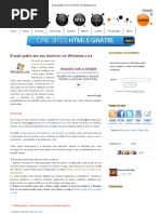 E-mail grátis em seu domínio no Windows Live.pdf