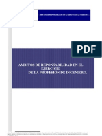 Ambitos de Responsabilidad en El Ejercicio de La Profesion de Ingeniero