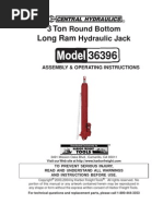 Hydraulic Bottle Jack Manual | PDF | Elevator | Pump