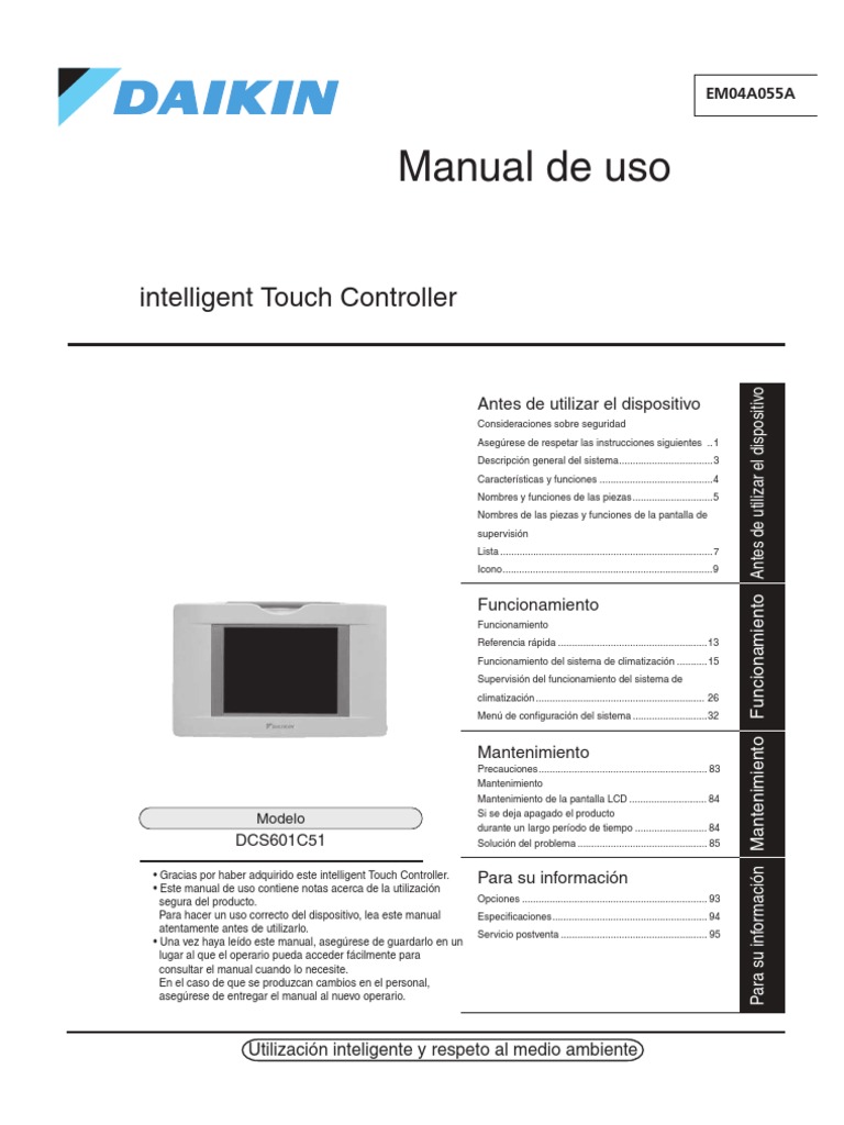 MU Inteligent Manager 3 | PDF | Control remoto | Hvac