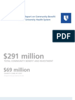 2013 Report on Community Benefit
