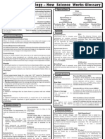 Glossary How Science Works Alevel Biology Edexcel