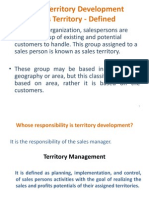 Territory Development and Time Management