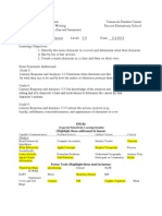 Week 2 Lesson Plan - Character Development