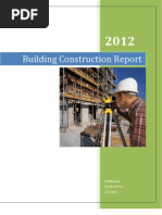 Sequence of Work in Building Construction | PDF | Concrete | Wall