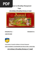 advertising strategy of Amul 