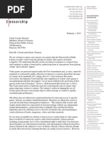 NCAC Letter To Paterson Free Public Library